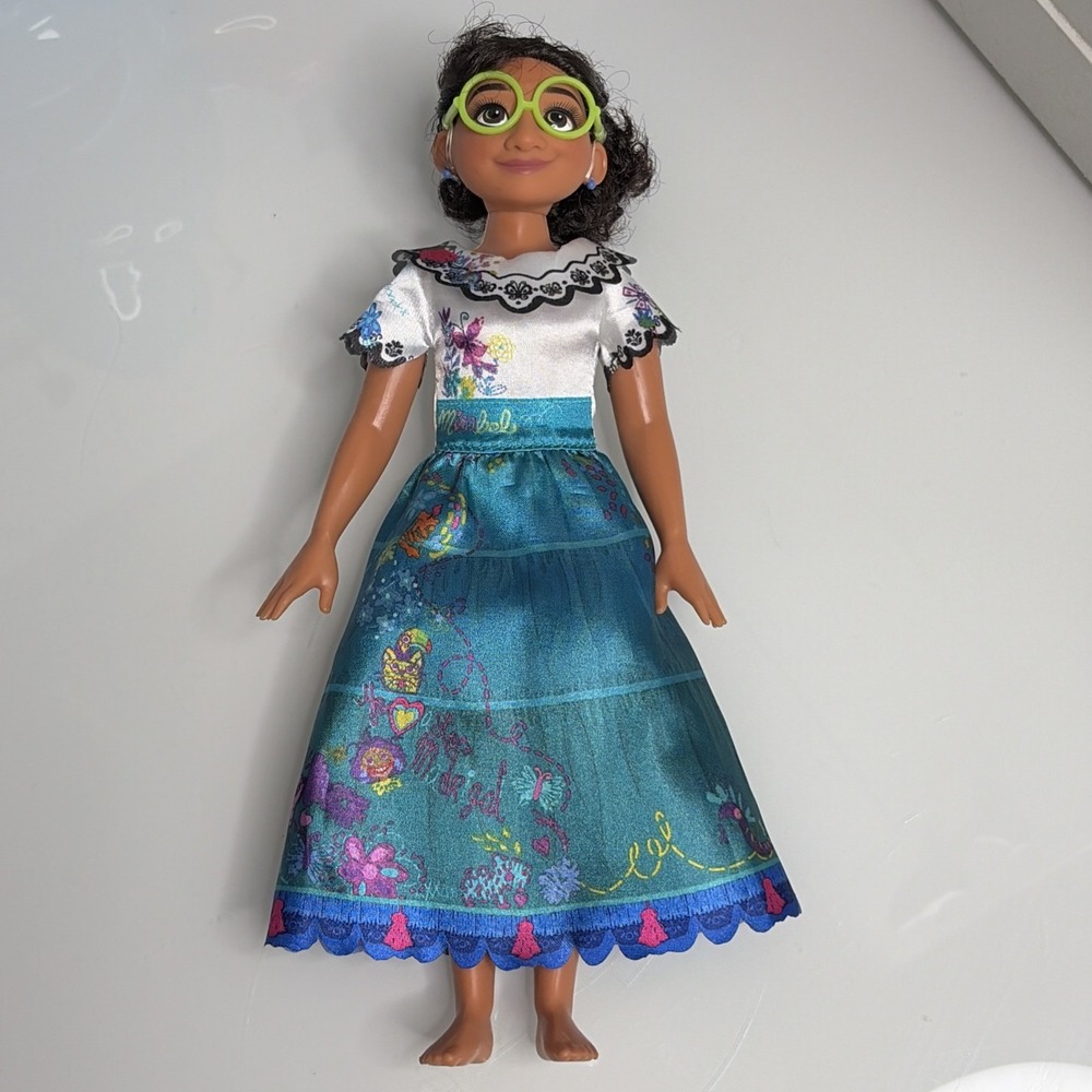 Disney Encanto Mirabel Madrigal 11 inch Doll with Dress and Glasses Fashion Doll